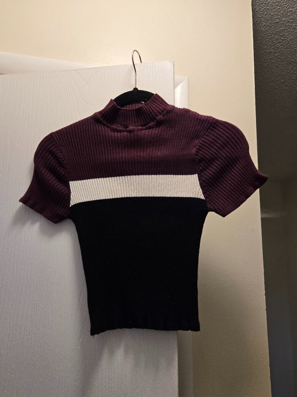 Forever 21 Cropped Ribbed Turtleneck